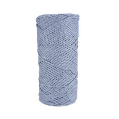 Пряжа Cotton Macrame/Котон Макраме, пильный-голубой 1001/235, Hobby Trend