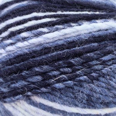 Пряжа Dream Wool/Дрім Вул, темно синій-синій -блакитний KD05, Knit Me