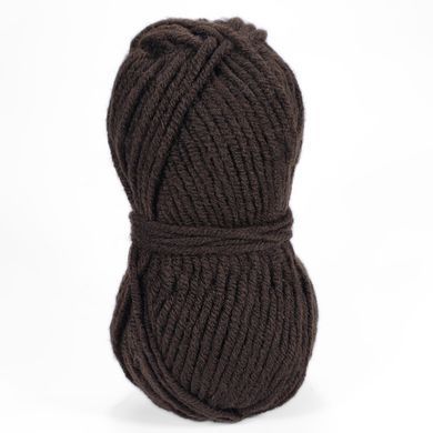 Пряжа Merino XL/Меріно ХЛ, темно-коричневий NW007, Lady Yarn