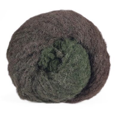 Пряжа Piuma Alpaca Degrade/Піума Альпака Деграде, коричневий-зелений 7, Laines du Nord