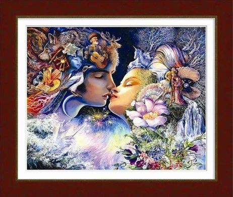 Алмазна мозаїка "Прелюдія до поцілунку (за мотивами картини Жозефіни Уол)" Dream Art в коробці 10001 в інтернет-магазині "Я - Picasso"