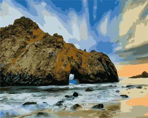 Картина за номерами "Краса океану" ArtStory в подарунковій коробці 40х50см AS0991 в інтернет-магазині "Я - Picasso"