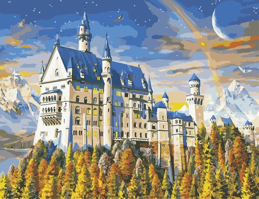 Картина за номерами "Замок на горі" ArtStory в подарунковій коробці 50x65см AS0955 в інтернет-магазині "Я - Picasso"