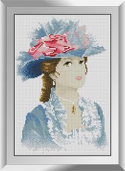 Алмазна мозаїка "Блакитна капелюшок" Dream Art в коробці 31343 в інтернет-магазині "Я - Picasso"