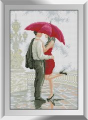 Алмазна мозаїка "Поцілунок під дощем" Dream Art в коробці 31298 в інтернет-магазині "Я - Picasso"