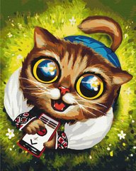 Картина по номерам "Котик с ПВО" BrushMe холст на подрамнике 40х50см BS53418 в интернет-магазине "Я - Picasso"