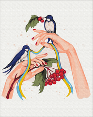 Картина за номерами "В руках надія" BrushMe полотно на підрамнику 40х50см BS53145 в інтернет-магазині "Я - Picasso"