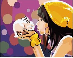Картина за номерами "Улюблений вихованець" BrushMe полотно на підрамнику 40x50см G111 в інтернет-магазині "Я - Picasso"