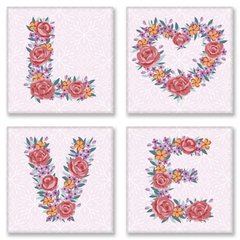 Набор для росписи по номерам - LOVE flowes в интернет-магазине "Я - Picasso"