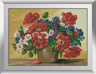 Алмазна мозаїка "Маки з волошками" Dream Art в коробці 31067 в інтернет-магазині "Я - Picasso"