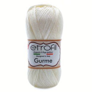 Пряжа Gurme/Гурмэ,экрю 70172, Etrofil