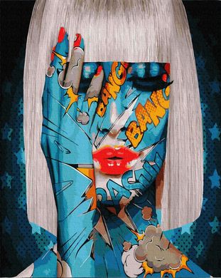 Картина по номерам - Модница арт 40x50 см в интернет-магазине "Я - Picasso"