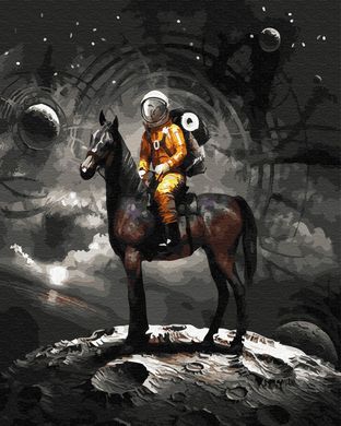 Картина за номерами "Космічний лицар" BrushMe полотно на підрамнику 40x50см GX28896 в інтернет-магазині "Я - Picasso"
