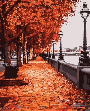 Картины по номерам "Осень в Лондоне" Artissimo холст на подрамнике 50x60 см PNX0493 в интернет-магазине "Я - Picasso"