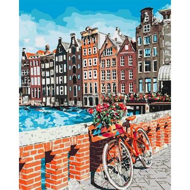 Картина за номерами "Канікули в Амстердамі" Ідейка полотно на підрамнику 40x50см КНО3554 в інтернет-магазині "Я - Picasso"