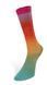 Пряжа Harmonious Sock/Хармониус Сок, бирюзовый-зеленый-желтый-оранжевый-красный мультиколор 1, Laines du Nord
