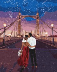 Картина за номерами "Місто закоханих" Ідейка полотно на підрамнику 40х50см KHO4663 в інтернет-магазині "Я - Picasso"