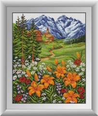 Алмазна мозаїка "Гірські лілії" Dream Art в коробці 30480 в інтернет-магазині "Я - Picasso"