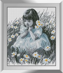 Алмазна мозаїка "Дівчинка в ромашках" Dream Art в коробці 31495 в інтернет-магазині "Я - Picasso"