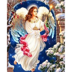 Алмазная мозаика "Рождественский ангел" Алмазная мозаика 50x60см DM-385 в интернет-магазине "Я - Picasso"
