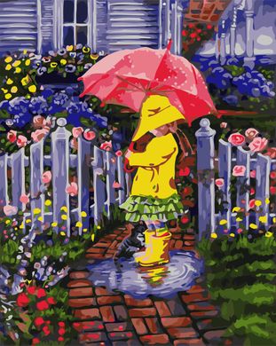 Картина по номерам - Дождливый день 40х50 в интернет-магазине "Я - Picasso"