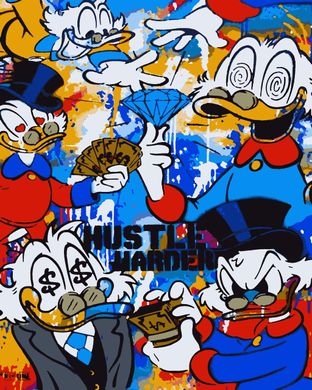 Картини за номерами "Скрудж Макдак гроші" Artissimo полотно на підрамнику 50x60 см PNX2025 в інтернет-магазині "Я - Picasso"