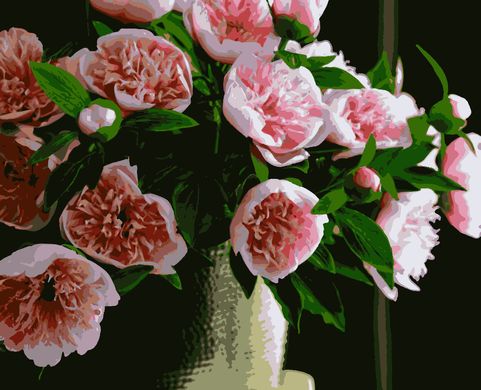 Картины по номерам - Розовые пионы 40x50 в интернет-магазине "Я - Picasso"