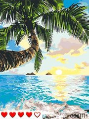 Картины по номерам "Тропическая сказка" Барвы холст на подрамнике 40x50 см 0021П1 в интернет-магазине "Я - Picasso"