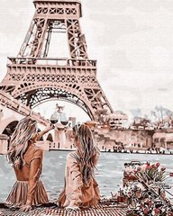Картина по номерам - Встреча с видом на Эйфелеву башню в интернет-магазине "Я - Picasso"