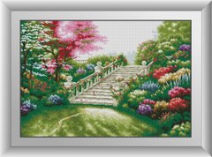 Алмазна мозаїка "Садова сходи" Dream Art в коробці 30791 в інтернет-магазині "Я - Picasso"