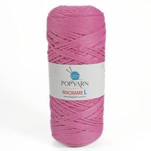 Пряжа Macrame L/Макраме Л, світло-рожевий B-218, Popyarn