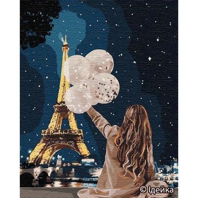 Картина за номерами "Незабутній вечір в Парижі" Ідейка полотно на підрамнику 40x50см КНО4763 в інтернет-магазині "Я - Picasso"