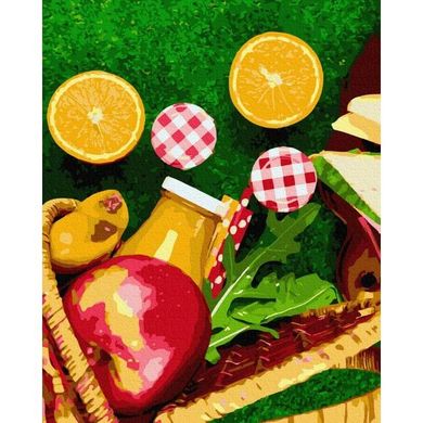 Картина по номерам - Апельсины из корзинки 40х50 в интернет-магазине "Я - Picasso"