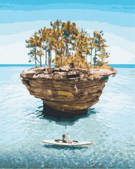 Картина за номерами "Острів самоти" BrushMe полотно на підрамнику 40x50см GX32697 в інтернет-магазині "Я - Picasso"