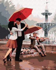 Картина за номерами "Любов у фонтана" BrushMe полотно на підрамнику 40x50см GX30472 в інтернет-магазині "Я - Picasso"