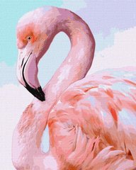 Картина за номерами "Рожевий фламінго" Ідейка полотно на підрамнику 40x50см KHO4397 в інтернет-магазині "Я - Picasso"