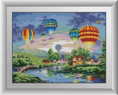 Воздушные шары. Dream Art. Набор алмазной живописи 54x72 см в интернет-магазине "Я - Picasso"