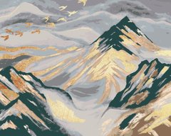 Картина по номерам "Сияющие горы" холст на подрамнике 40x50 см RB-0725 в интернет-магазине "Я - Picasso"