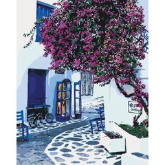 Картина за номерами "Сонячна Греція" Ідейка полотно на підрамнику 40x50см КНО2168 в інтернет-магазині "Я - Picasso"