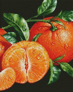 Алмазна мозаїка "Мандарини" ArtStory подарункова коробка полотно на підрамнику 40x50см ASM22 в інтернет-магазині "Я - Picasso"