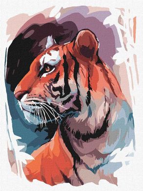Картина за номерами "Погляд тигра ©Софія Нікуліна " Ідейка полотно на підрамнику 30х40см KHO4233 в інтернет-магазині "Я - Picasso"