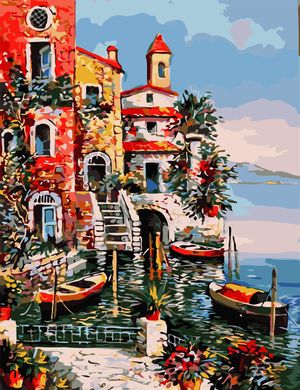 Картина за номерами "Південний берег" ArtStory в подарунковій коробці 50x65см AS0829 в інтернет-магазині "Я - Picasso"