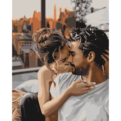 Картина за номерами "Ніжність почуттів" Ідейка полотно на підрамнику 40х50см КНО4655 в інтернет-магазині "Я - Picasso"