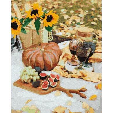 Картина за номерами "Осінній пікнік" BrushMe полотно на підрамнику 40х50см GX38493 в інтернет-магазині "Я - Picasso"
