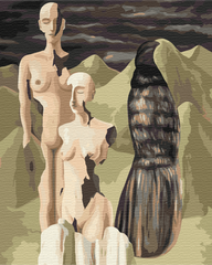 Картина по номерам "Полярный свет.Рене Магрітт " BrushMe холст на подрамнике 40x50см BS52380 в интернет-магазине "Я - Picasso"