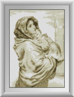 30305 Мадонна с младенцем. Dream Art. Набор алмазной живописи (квадратные, полная) в интернет-магазине "Я - Picasso"