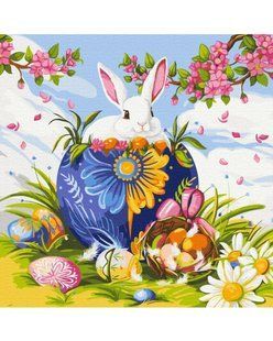 Картина за номерами "Символи Великодня &copy; artdi.ua" BrushMe полотно на підрамнику 40x40см SBS020 в інтернет-магазині "Я - Picasso"