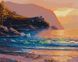 Картина за номерами "Вечірній блиск хвиль" Ідейка полотно на підрамнику 40x50см KHO2761