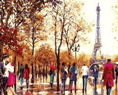Картина по номерам - Осенний Париж 40*50 см в интернет-магазине "Я - Picasso"