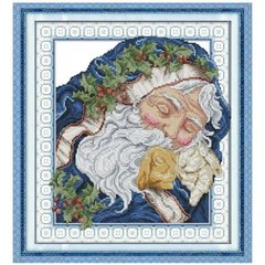 Санта Клаус Набір для вишивання хрестиком з друкованою схемою на тканині Joy Sunday RA097 в інтернет-магазині "Я - Picasso"